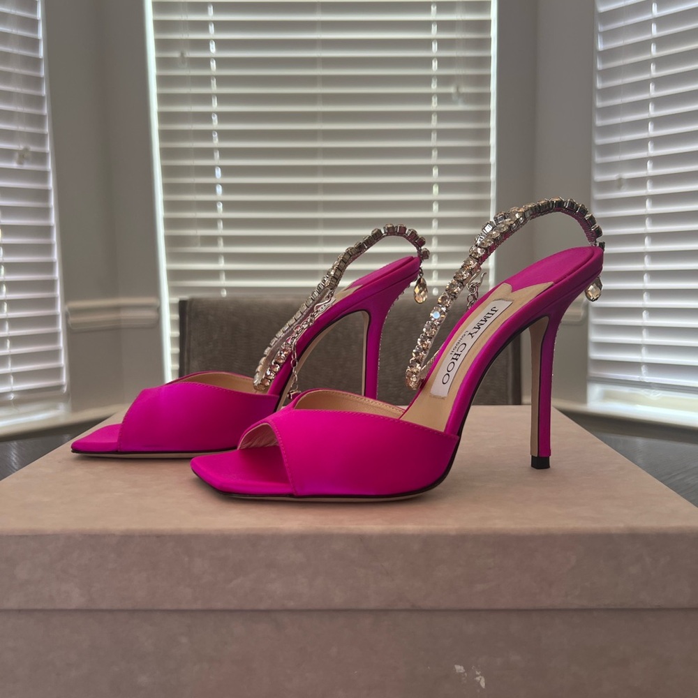 Jimmy Choo Saeda 100mm Sandals